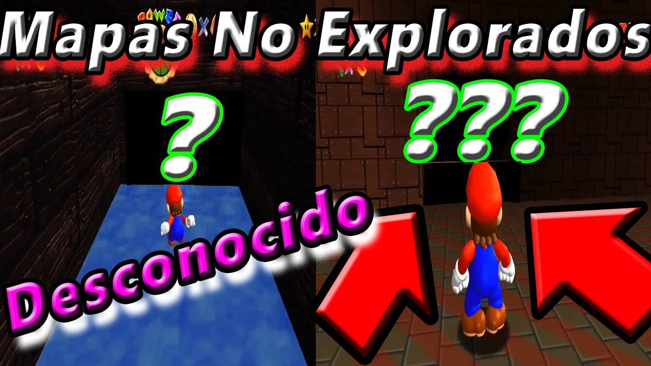 Super Mario 64 SGI Project PC HD MOD - Partes De Los Mapas No Explorados Que Son Impactantes - Extra