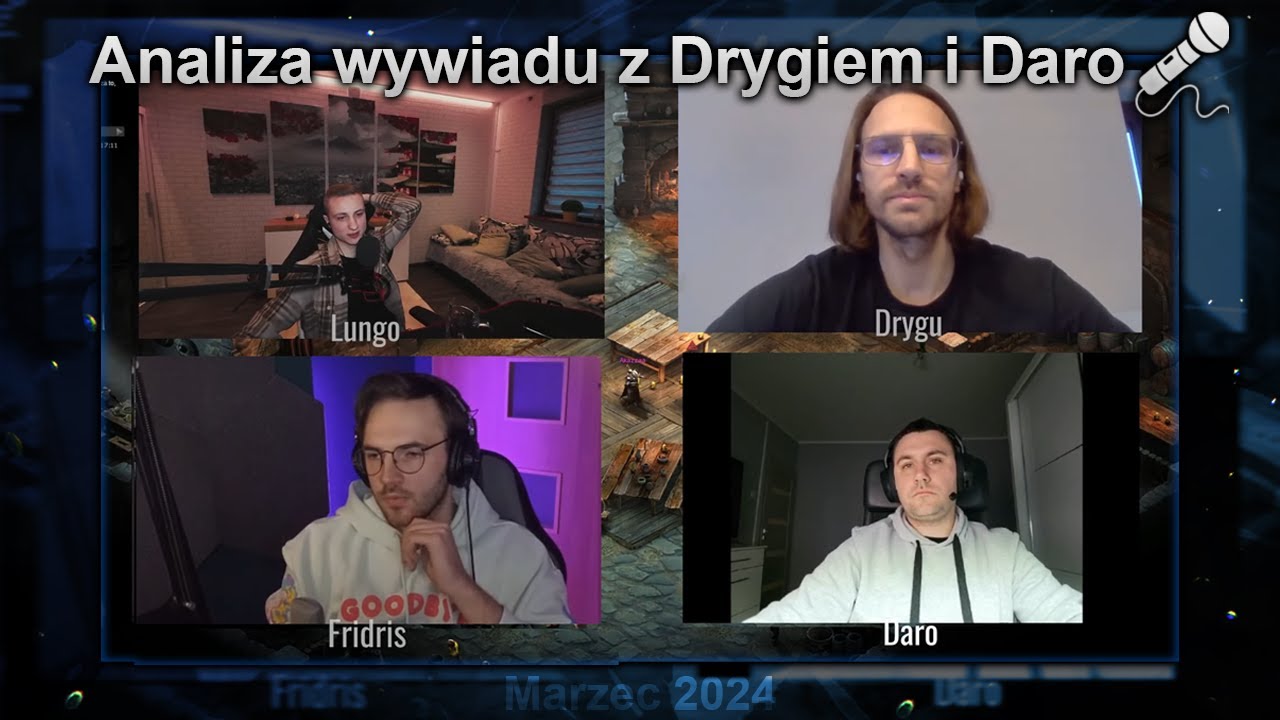 Analiza wywiadu z Drygiem i Daro marzec 2024 @fridris