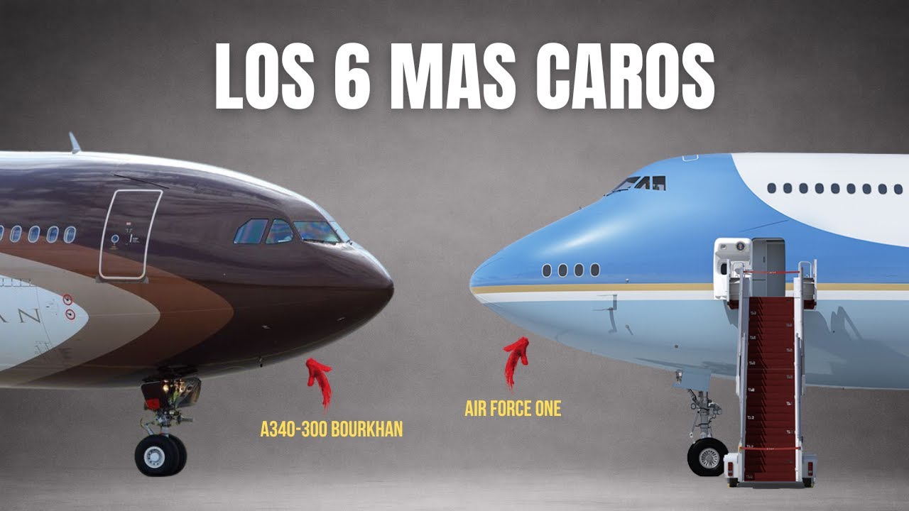 Los 6 aviones presidenciales MÁS CAROS del Mundo