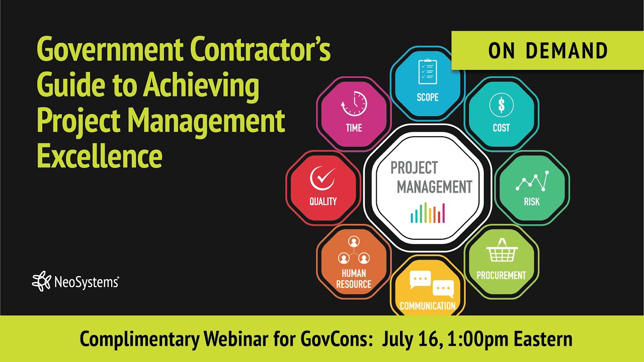 Government Contractor's Guide to Achieving Project Management Excellence