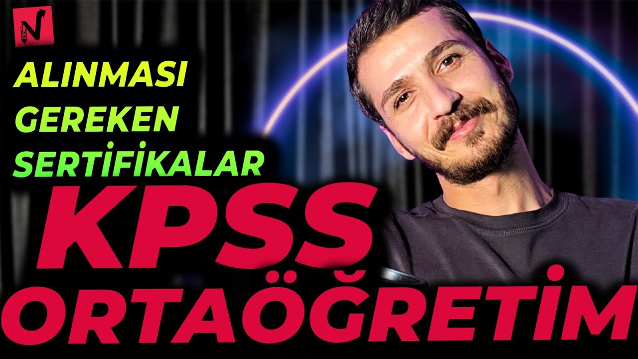 ORTA&Ouml;ĞRETİM KPSS'DEN ATANMAK İ&Ccedil;İN BU SERTİFİKLARI ALMAYI SAKIN İHMAL ETME.