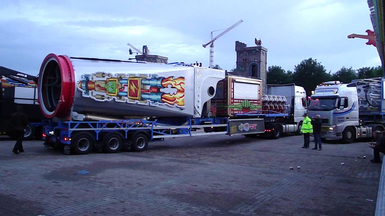Aankomst Mission Space TT kermis Assen 2011 part 3