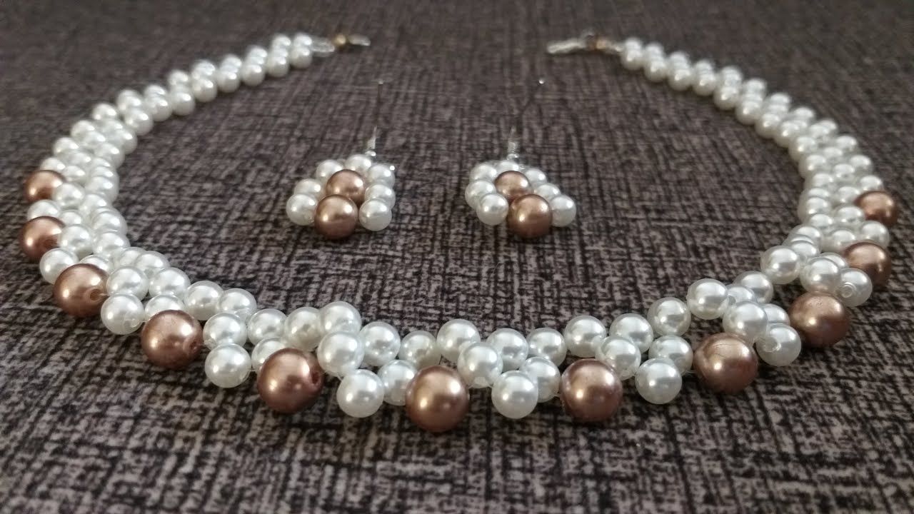 Hermoso Collar de Perlas...Clase #364!!!