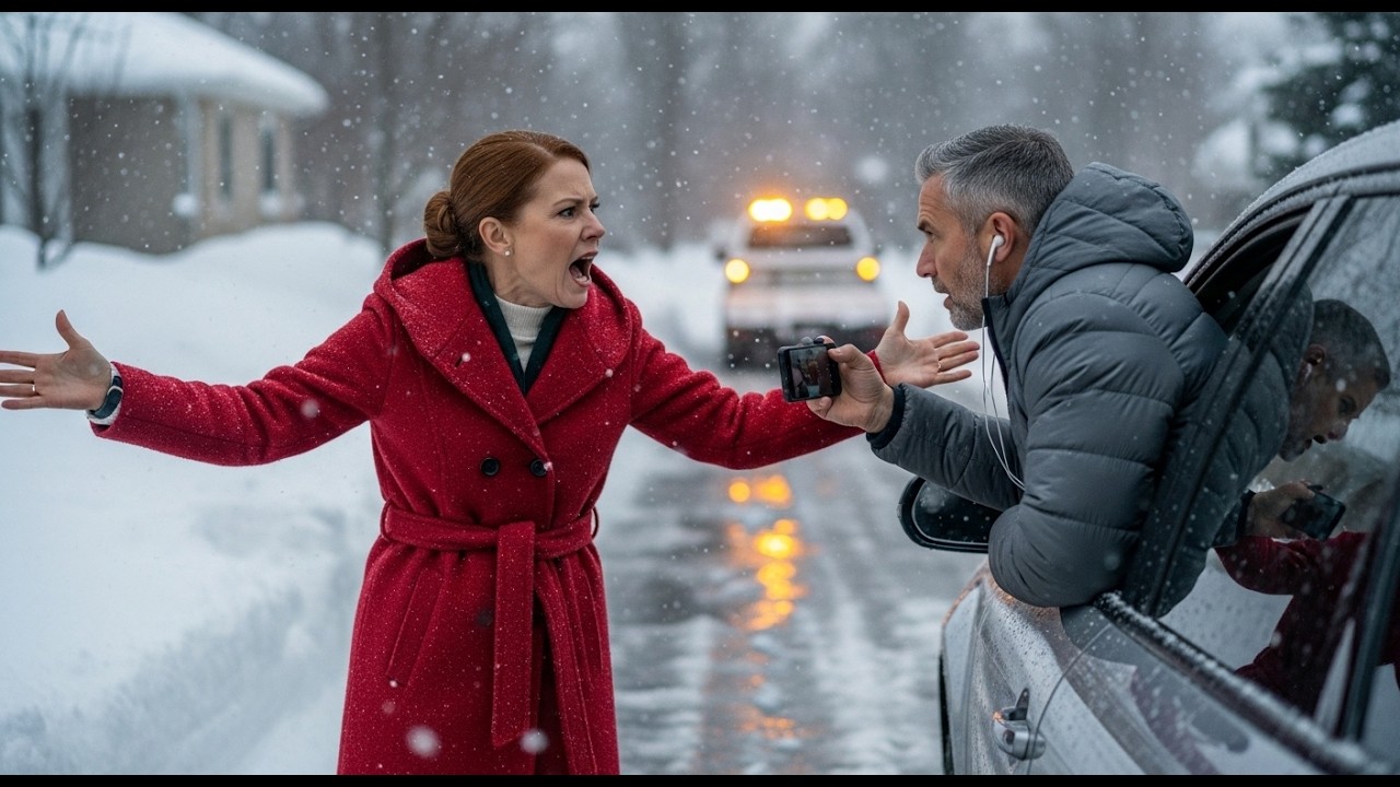 The Snow Enforcement Chair Tried To Tow My Car While I Was Filming Her
