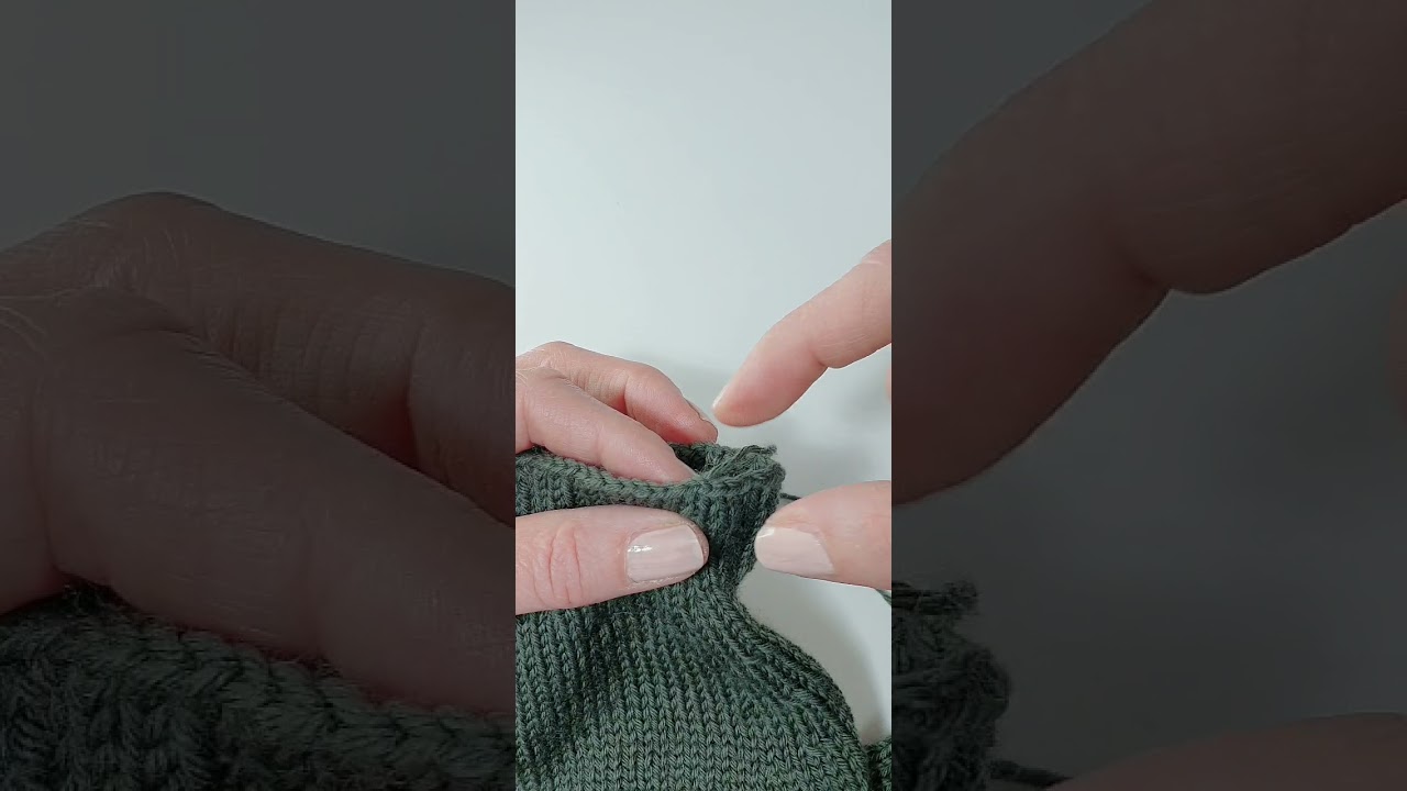 Letzte Masche mit der ersten vernähen