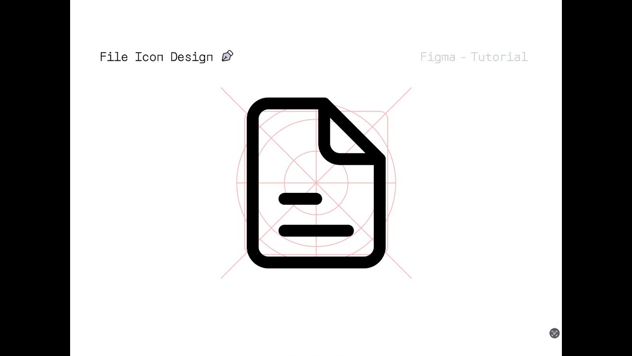 How to Design File Icon in Figma from Start to Finish | Icon Design Process