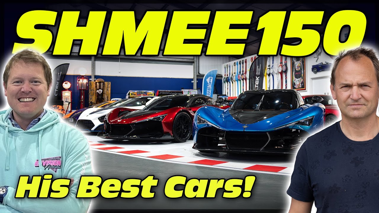 Exploring Shmee150's CRAZY Car Collection! | Ben Collins ex Stig