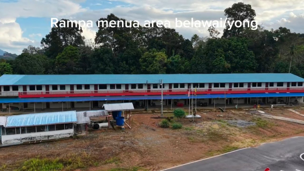PANDANGAN DARI UDARA RAMPA MENUA AREA SUNGAI BELAWAI & NANGA YONG KAPIT.