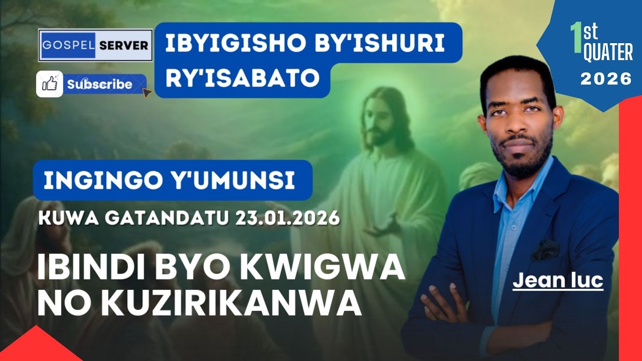 🔴👉INGINGO Y'UMUNSI | INCAMAKE N'IBINDI BYO KWIGWA NO KUZIRIKANWA. | Kuwa gatandatu 23.01.2026