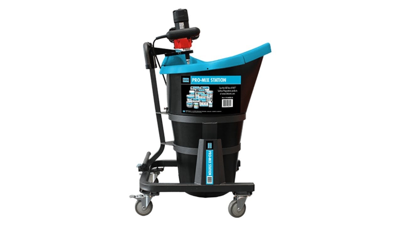 Pro-Mix Station Heavy-Duty Mobile Cart for Self Leveling Underlayments, Overlayments, and Epoxies