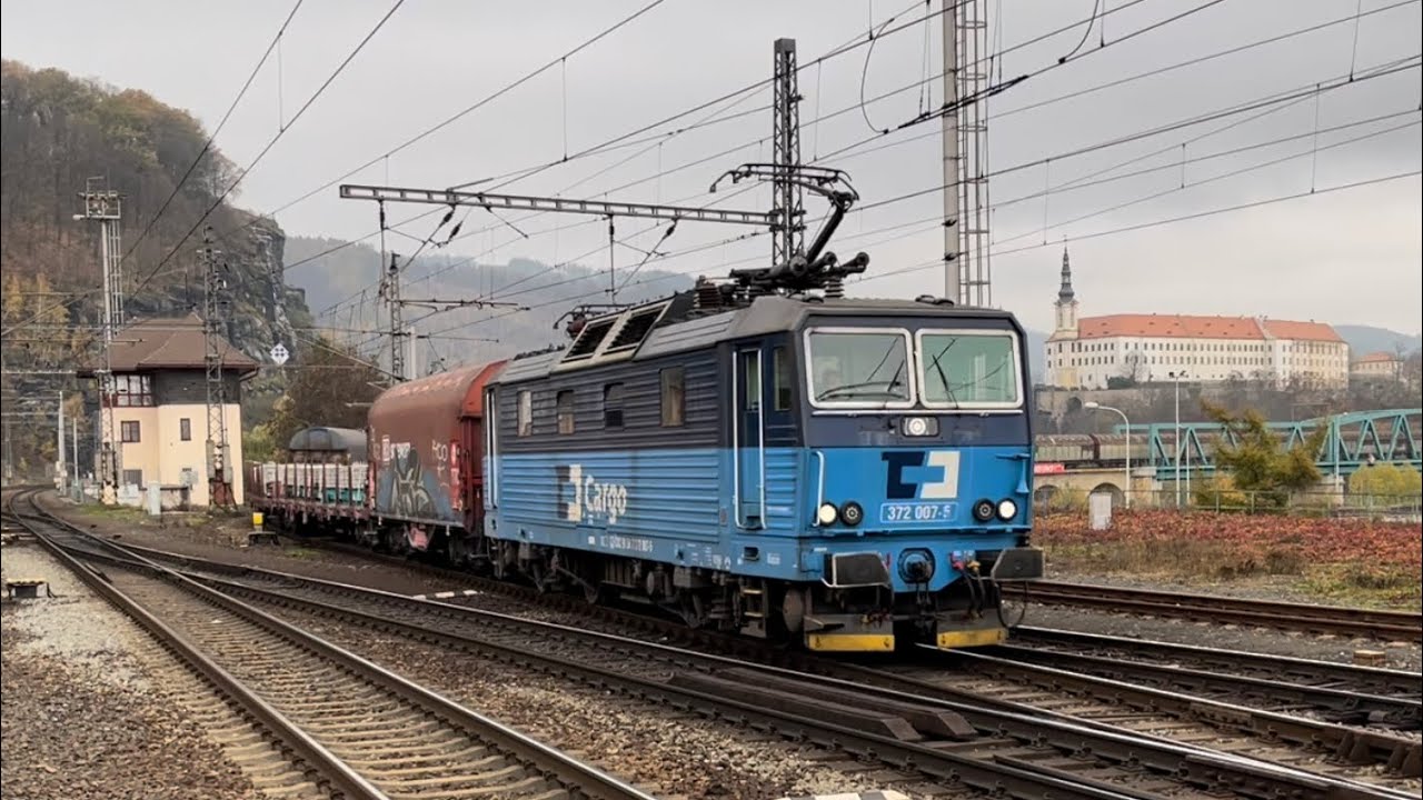 🇨🇿 Vlaky/Trains at Děčín hl.n. 09.11.22