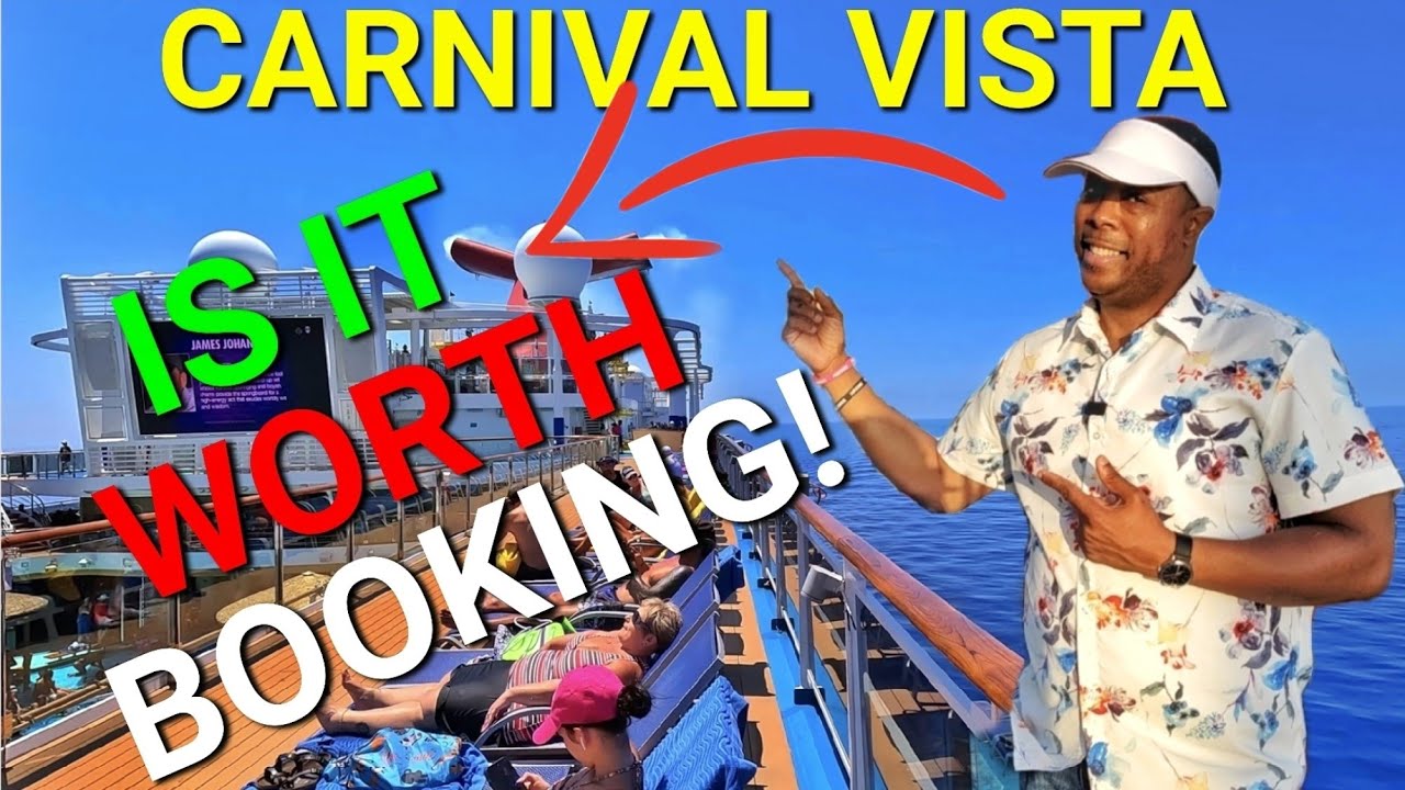 CARNIVAL VISTA — экскурсия на корабле, торжественный вечер, (День 2) День моря!