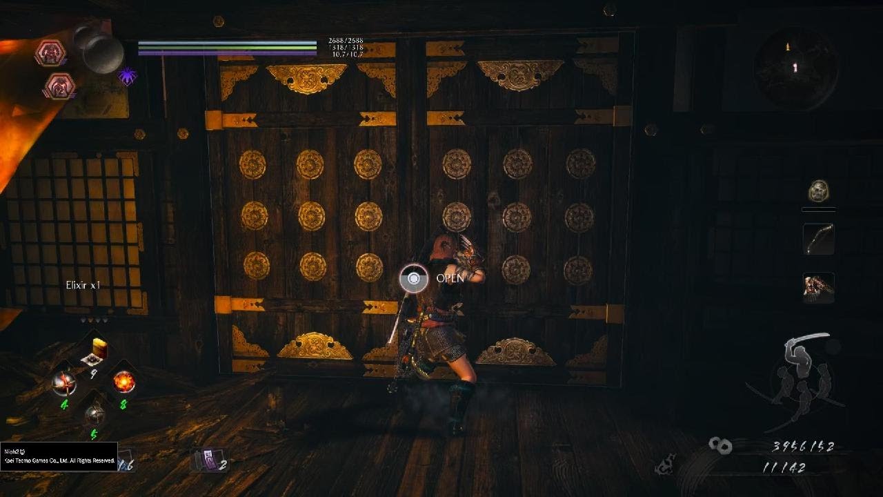 Nioh 2 White tiger boss fight
