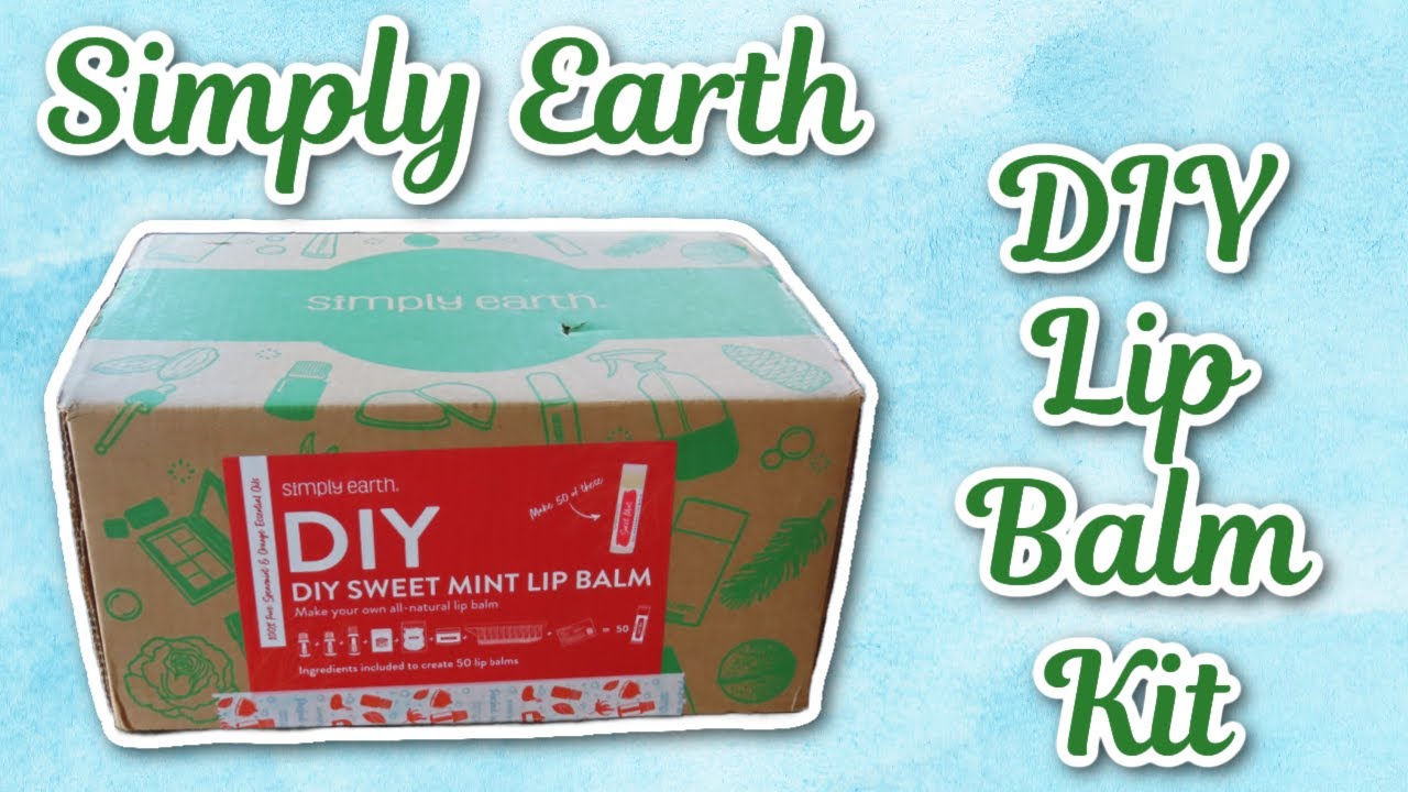 DIY Sweet Mint Lip Balm Kit from Simply Earth