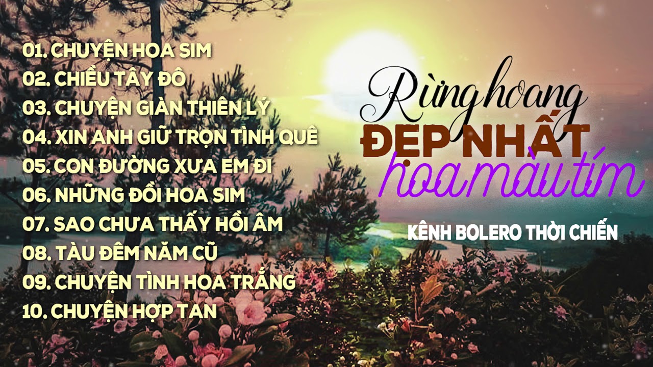 Chuyện Hoa Sim - Chiều Tây Đô | Tình Khúc Bolero Thời Chiến Nghe Một Lần Nhớ Mãi