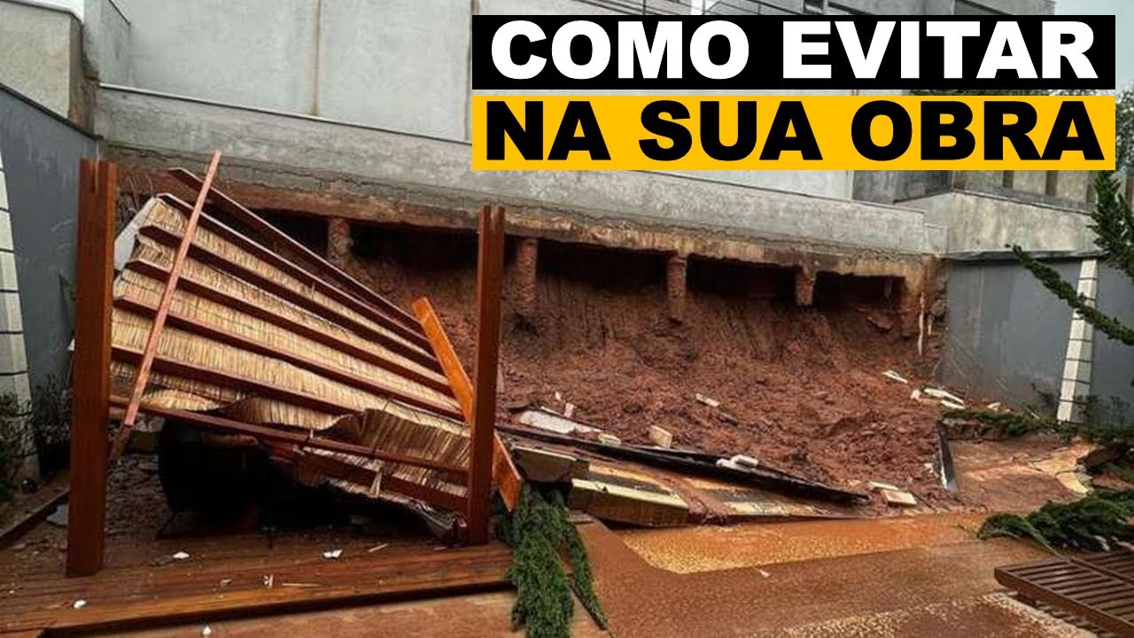 Muro cai no Alphaville - Como evitar problemas estruturais no seu muro de arrimo?