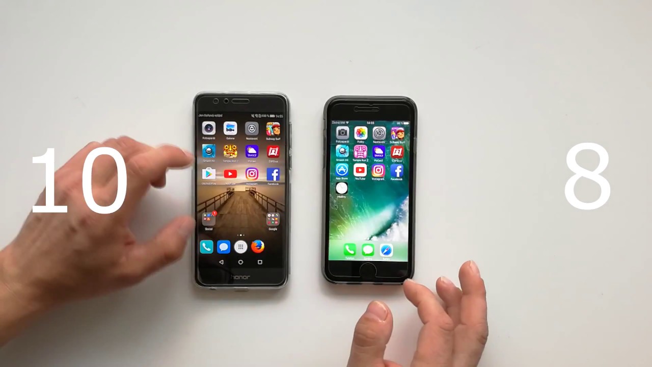 Huawei Honor 8 vs. Apple iPhone 6s  | Ultimate speed comparison review