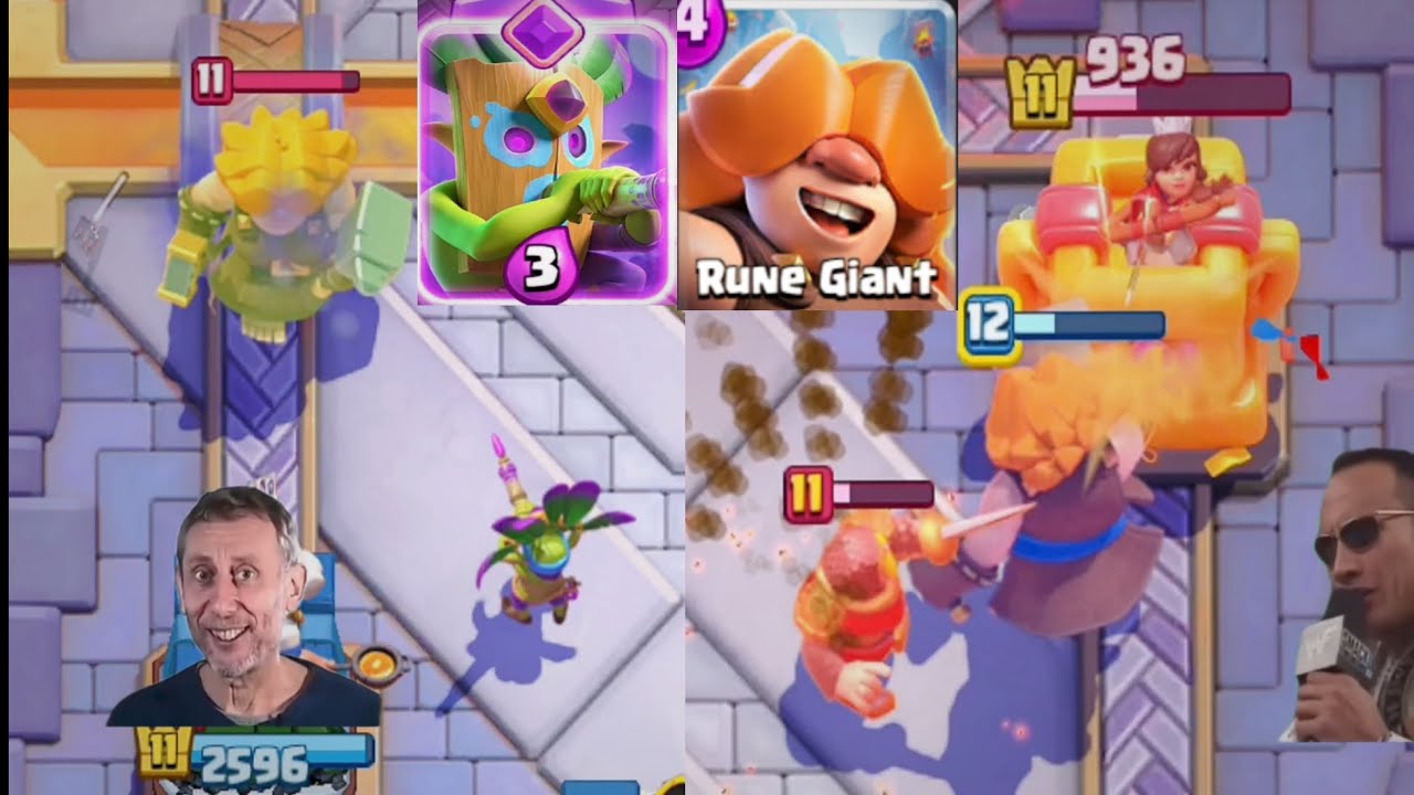 Evolution Dart Goblin + Rune Giant MEME GAMEPLAY