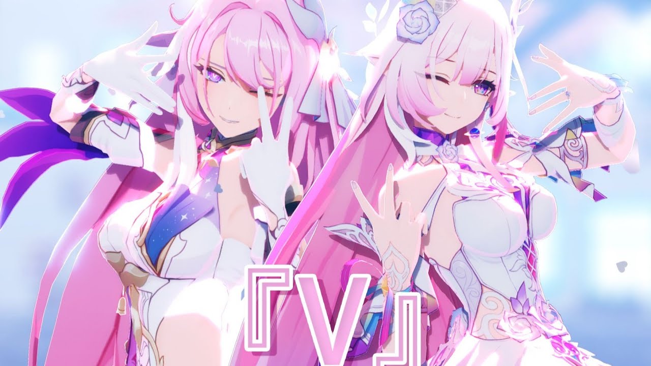 Honkai × Star Rail｜V｜Elysia × Cyrene #Elysia #Cyrene #HonkaiImpact3 #StarRail #MMD