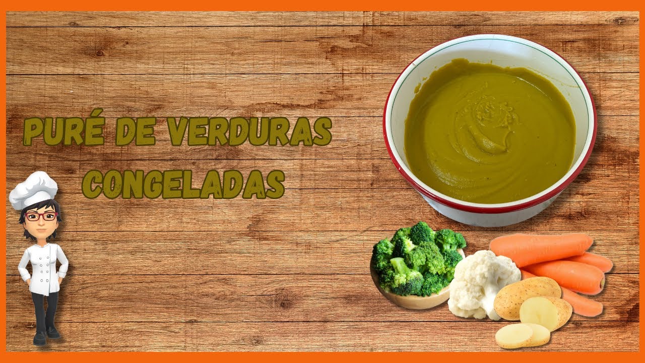 Transforma una bolsa de verduras congeladas en un PURÉ DE VERDURAS delicioso!!!!