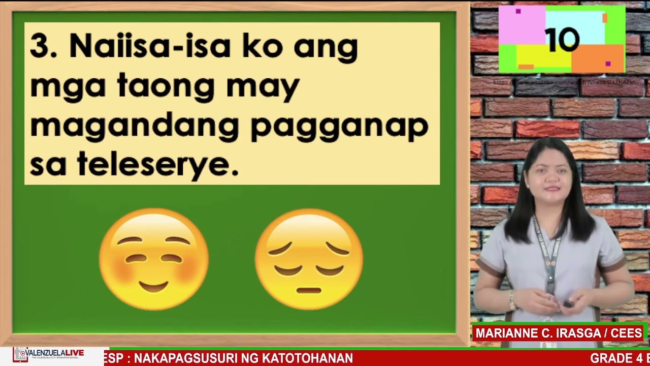 GRADE 4 ESP Q1 WEEK 6 - NAKAPAGSUSURI NG KATOTOHANAN