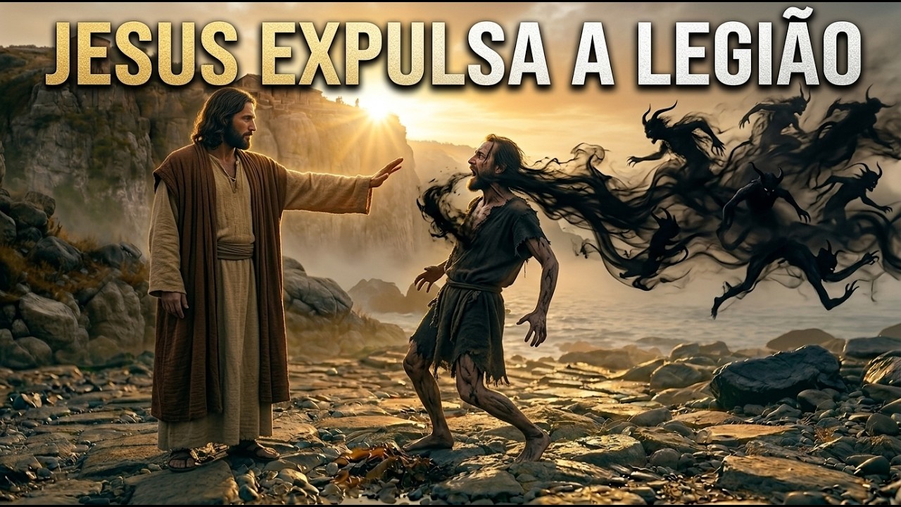 Jesus Expulsa a Legião de Demônios | Cena Bíblica Cinematográfica | 4k