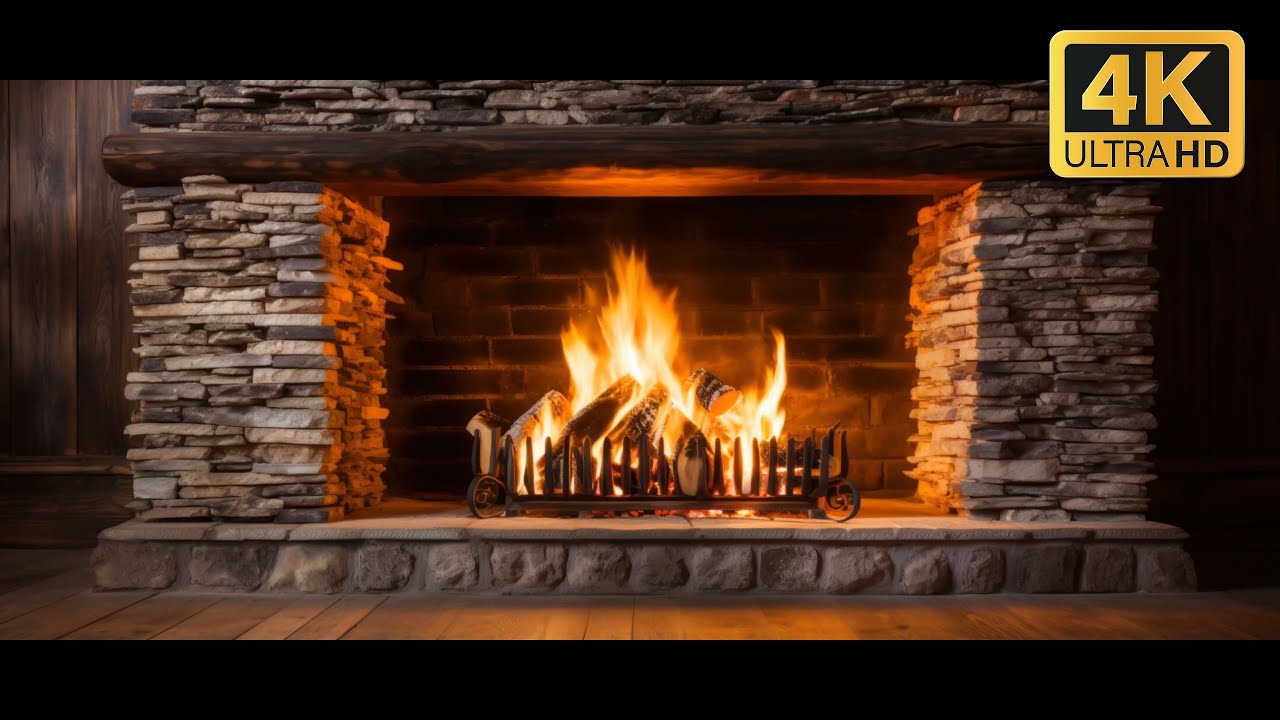 🔥 Crackling Fireplace Fire 10 Hours | Ambient Fire Sounds