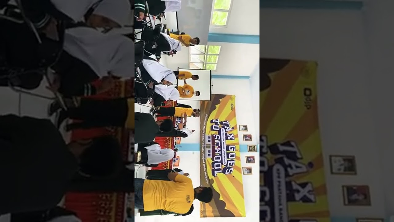 Tax goes to school SMKN 9 Bandar Lampung