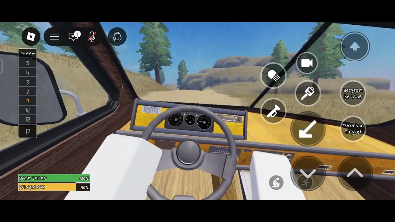 Roblox nyupir mobil kemah