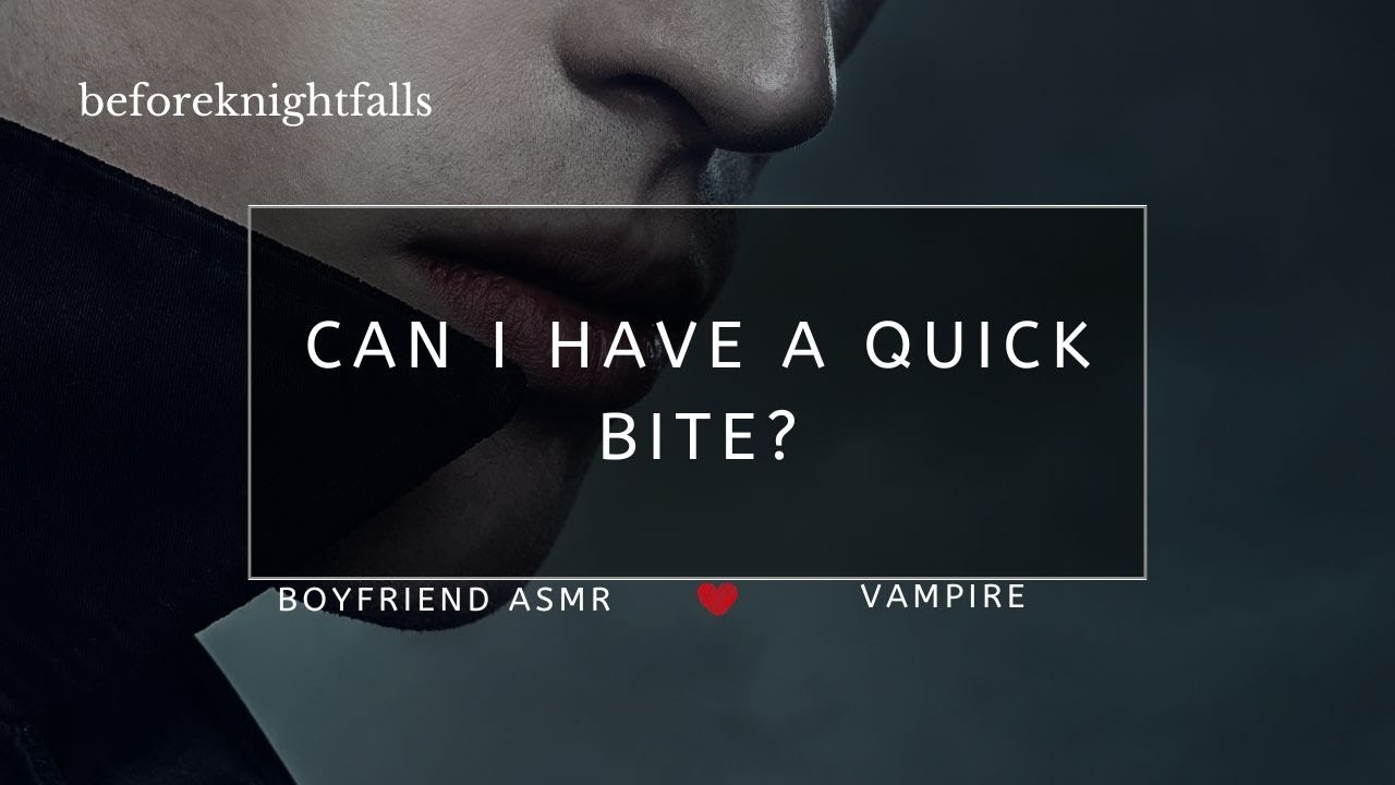 ASMR: can i have a quick bite?