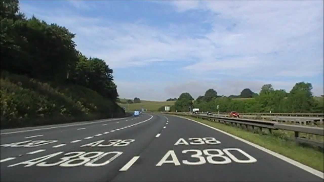 Driving On The M5 From J30 (A379) To J31  (Plymouth A38), England 19th August 2011