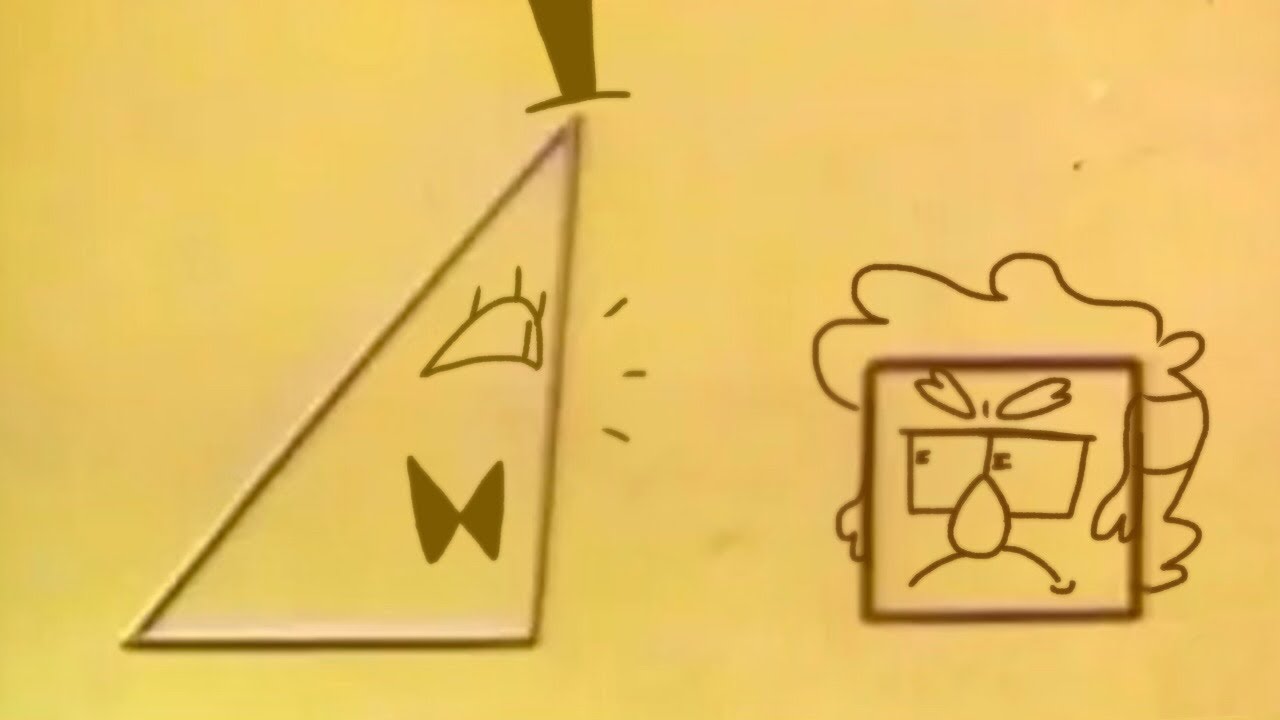 Jazzy triangle meets a square square || (gravity falls animation)
