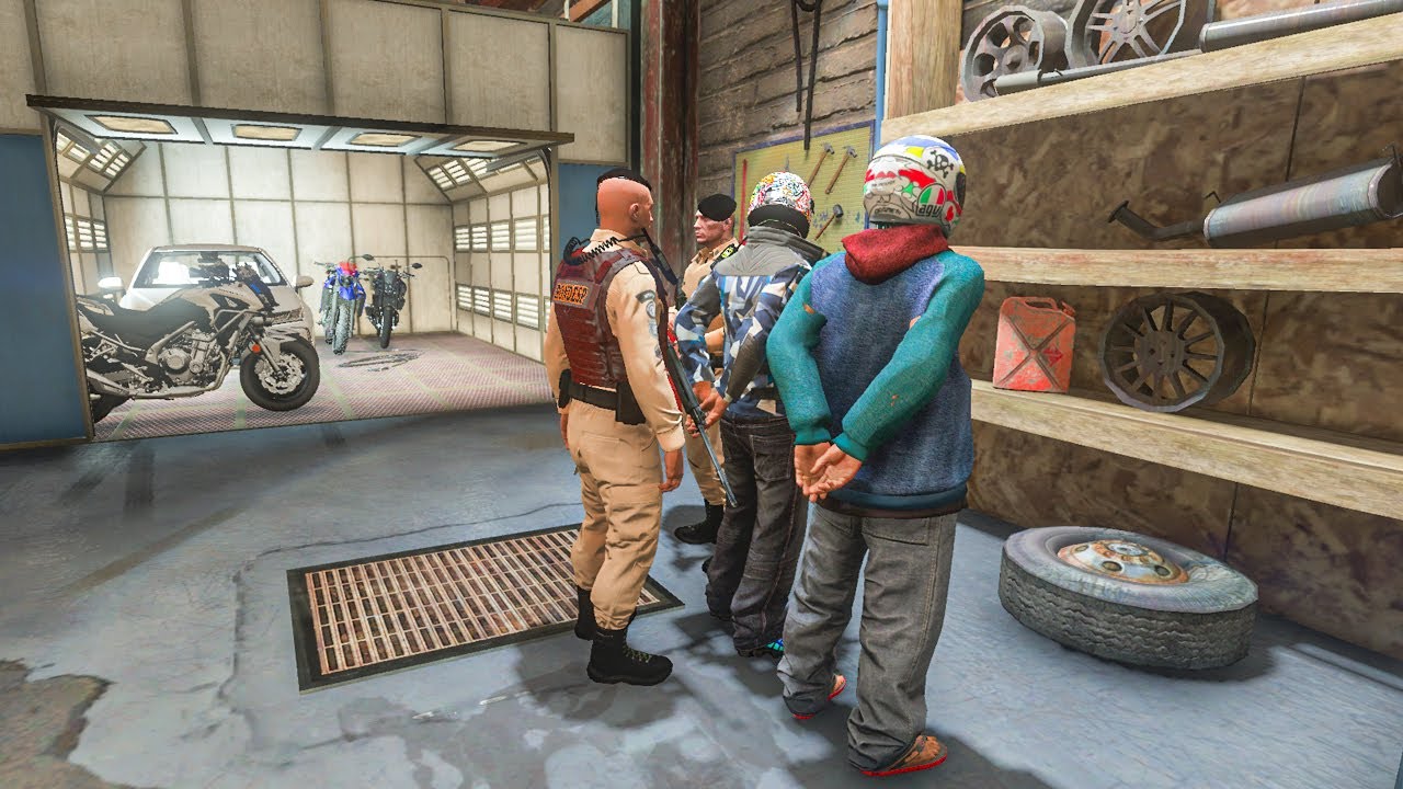 OS DRAKE CAIU NA MÃO DOS POLICIA😰BATERAM NO QG ATRÁS DAS MOTOS ROUBADAS no GTA RP😥