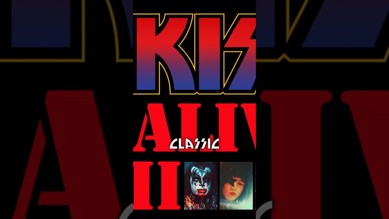 Когда KISS выпустили ALIVE II #kiss #metal #rock