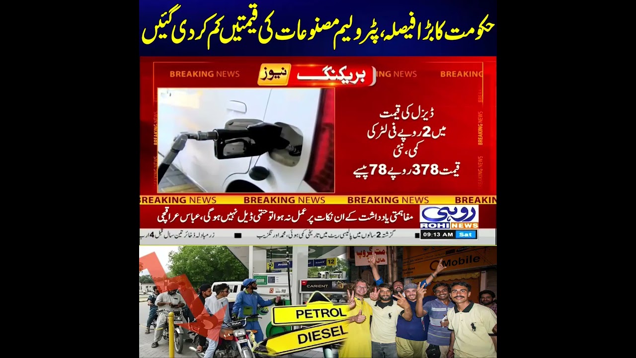 Good News for Citizens! Petrol Prices Drop New Rates Announced | Latest Updates | Rohi