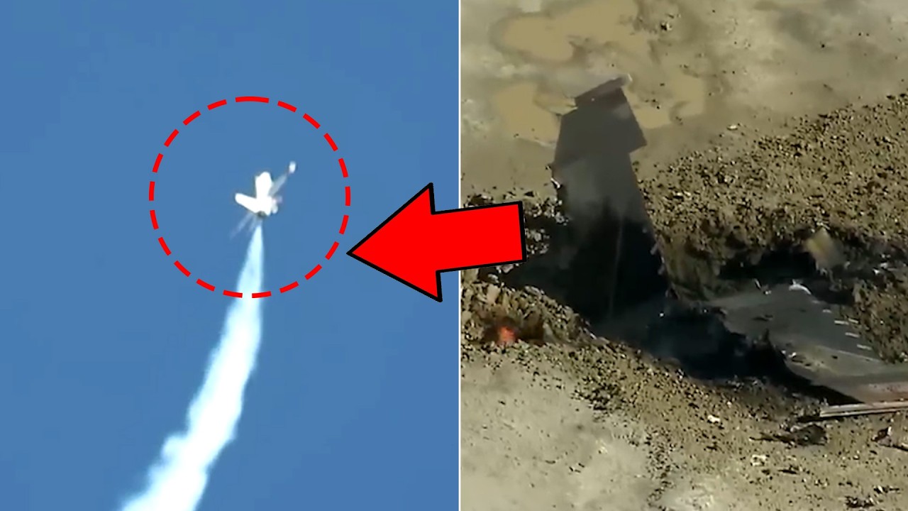 ШОКИРУЮЩАЯ правда о крушении истребителя Thunderbird F-16 в Калифорнии…
