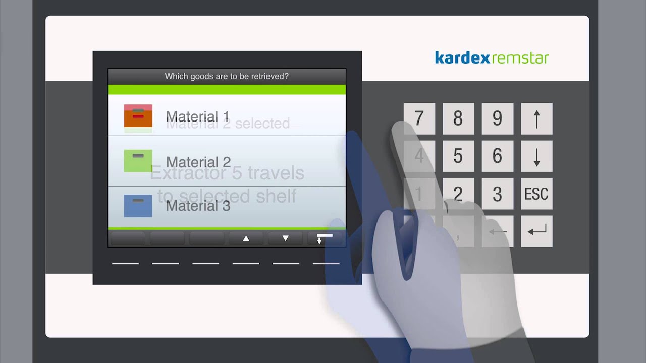 Picking with warehousing software Logicontrol, WMS 1080p)