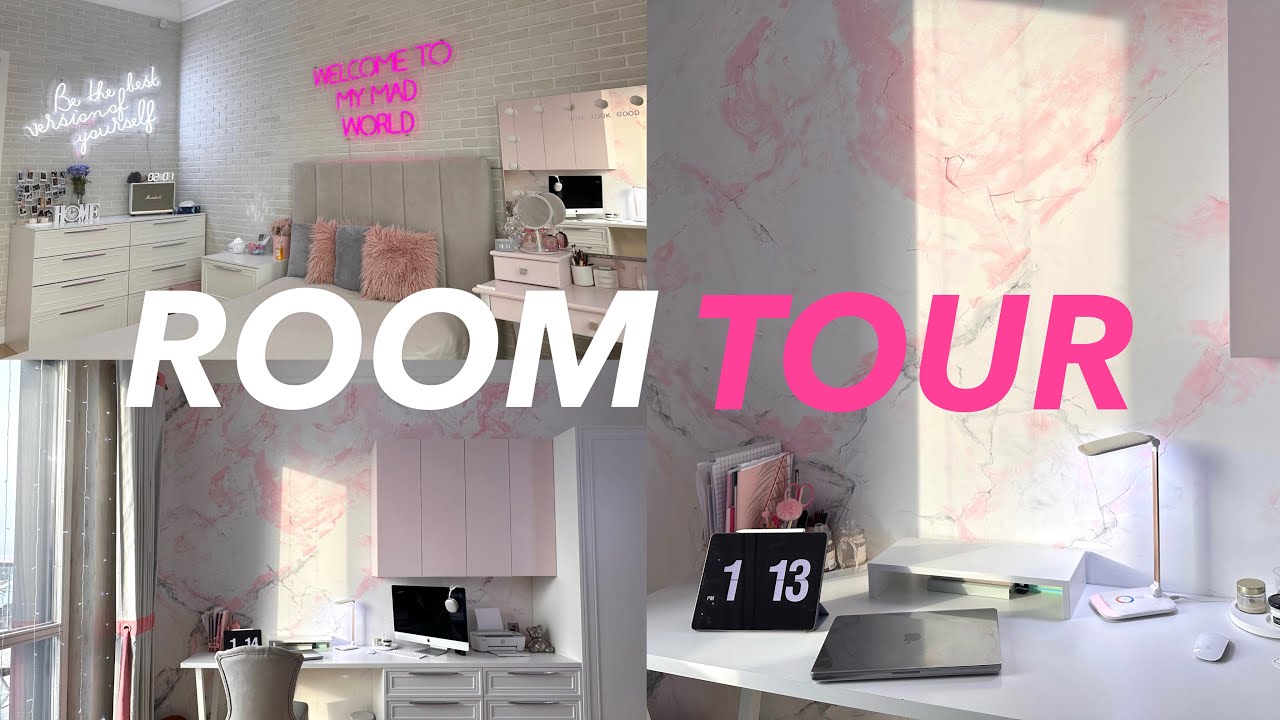 ROOM TOUR | моя комната | пинтерест комната | рум тур | розовая комната мечты