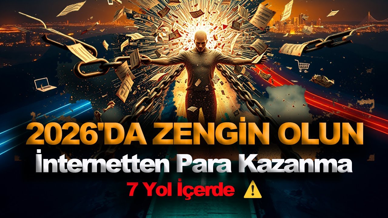 💰💰💰2026'da Zengin Olacaksınız! | İnternetten Para Kazanma 7 Yolu 🔥