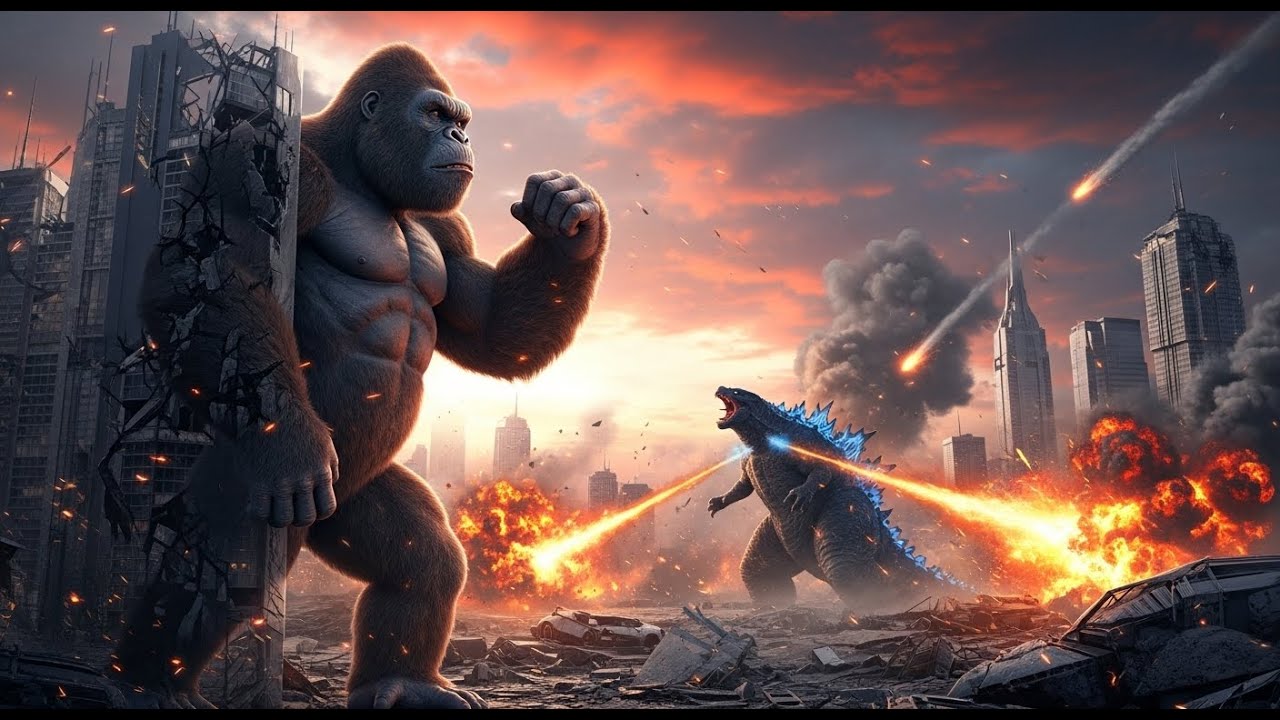 THE GREAT WAR! Kong Protects Humanity While Godzilla Unleashes Earth&rsquo;s Final Titan War