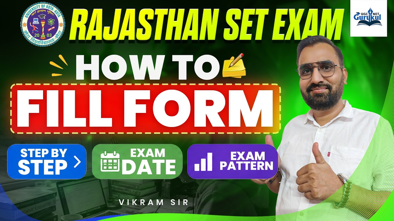 Rajasthan SET 2026 | How to Fill Rajasthan SET Application Forms 2026? Step by Step Process