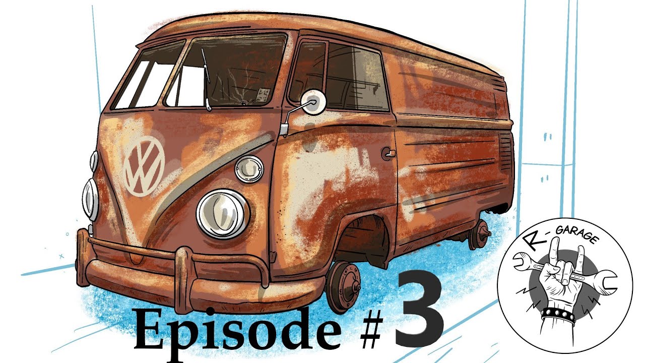 VW T1 type 2 - 1968 - Episode 3 - chassis repair
