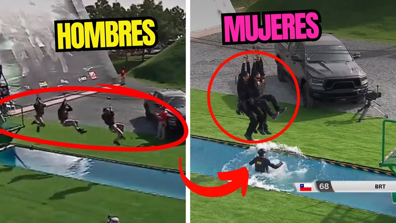 EQUIPO DE MUJERES COMPITE CONTRA HOMBRES EN PRUEBAS SWAT Y ESTO PASO