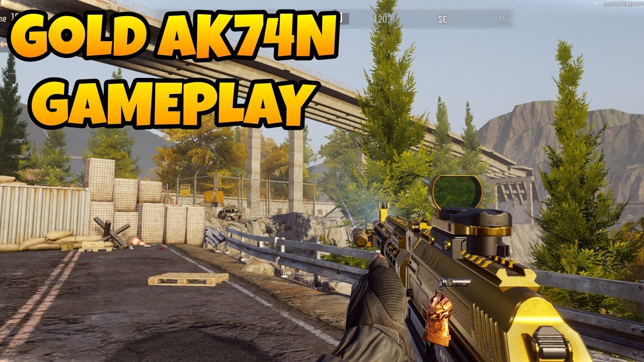 Playing with Gold AK74N in Farm | Arena breakout S5