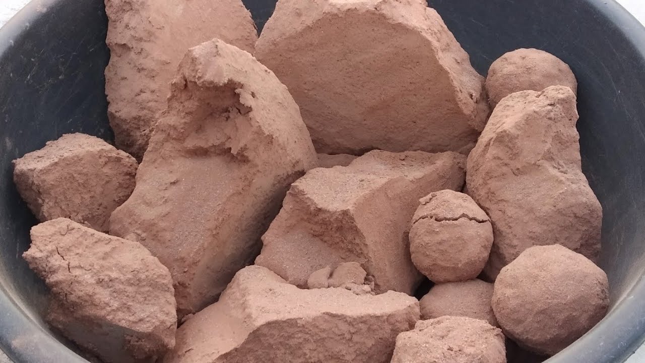 ASMR: Very very soft dusty Pure🔴Red Sand huge chunks Dry Crumble 💕🌪|| Sleep aid 😍 asmr