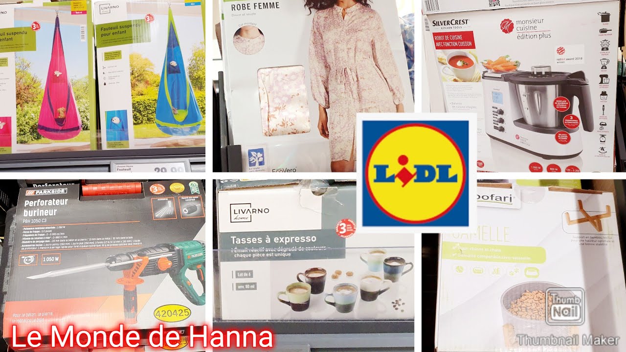 LIDL FRANCE ARRIVAGE 04-08 MAISON 🏠 ROBOT SILVERCREST PARKSIDE