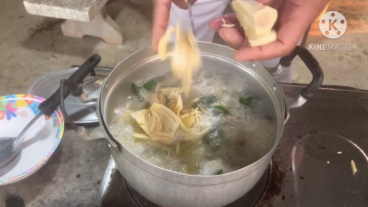 ต้มซั้วไก่ตรุษจีนไส่หัวปลีแซ่บมากครับ @ คนหลังเขา channel 