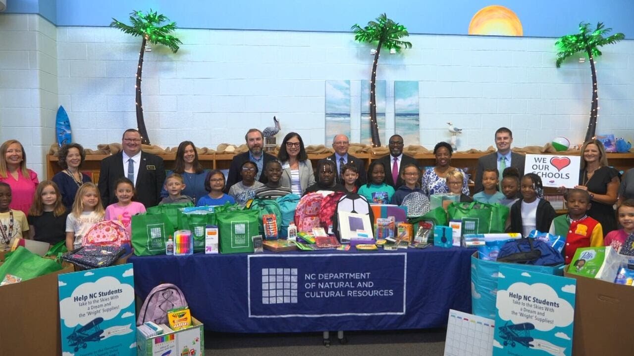 Department of Natural & Cultural Resources delivers supplies to Ayden Elementary