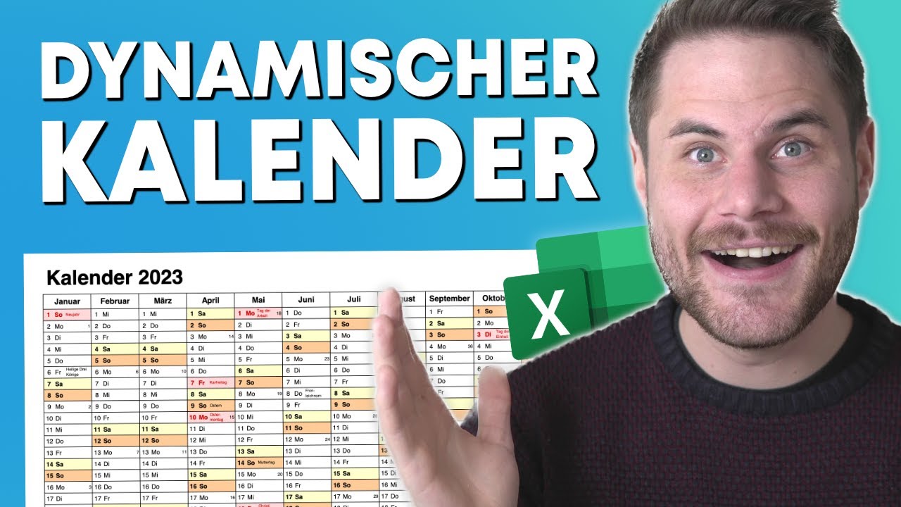 Excel Kalender mit EINER Formel erstellen 📅