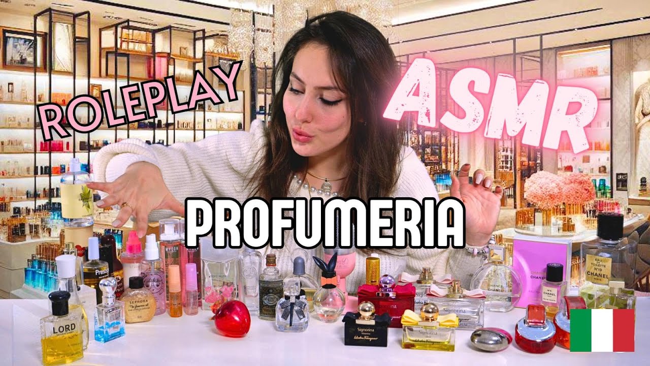 ASMR ROLEPLAY | Whispering in PROFUMERIA 💗 Scegli il tuo profumo 💗